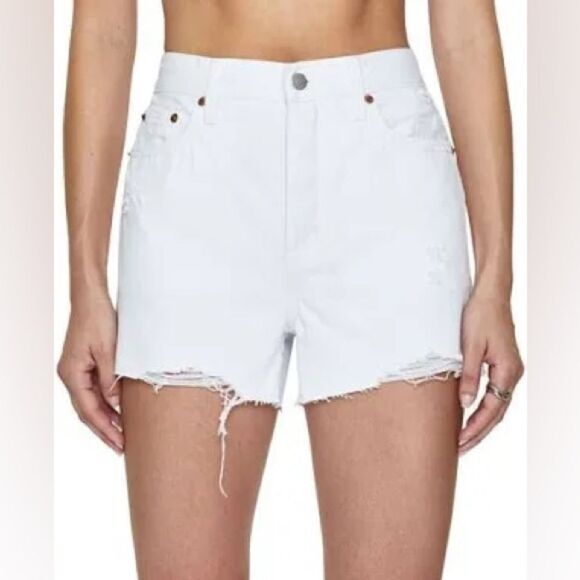 Pistola Nova Cutoff Denim Shorts - Picture 1 of 5